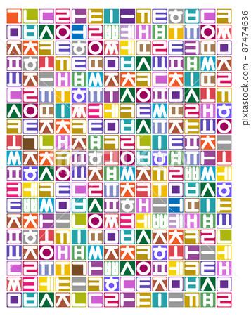 Korean consonant letter design source Korean consonant letter design source 87474636