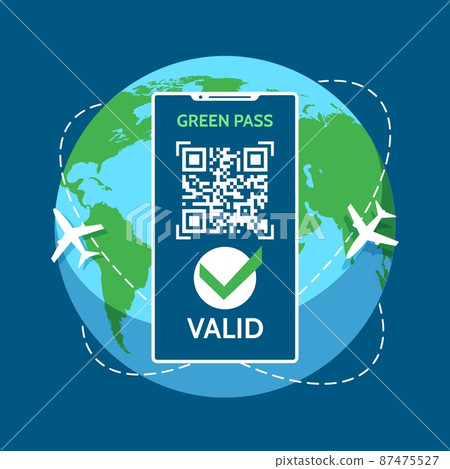 Green pass travel code 87475527