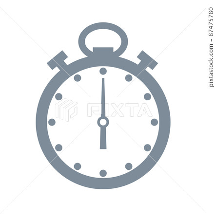 Timer and Time Grey Object Vector Illustration 87475780