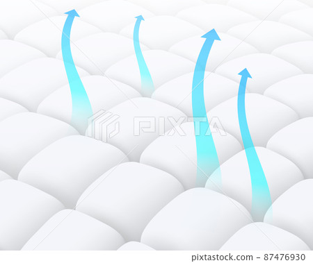 Shows the material in the breathable and moisture absorbent sheet. for advertising Diapers for adults and children, sanitary napkins, urinal pads, mattresses. 87476930