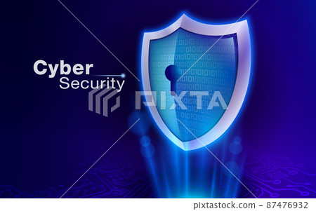 Cyber security shield protection concept. information or network. Online banking, System binary code. Web services for business and internet project. Cyber security shield protection concept. information or network. Online banking, System binary code. Web services for business and internet project. 87476932