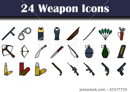 Weapon Icon Set 87477739