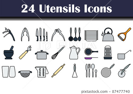 Utensils Icon Set 87477740