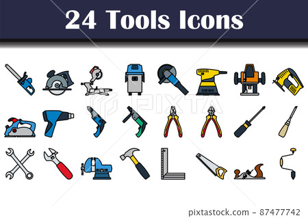 Tools Icon Set Tools Icon Set 87477742