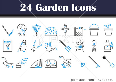 Garden Icon Set 87477750