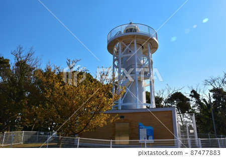 藍天和初島燈塔靜岡 87477883