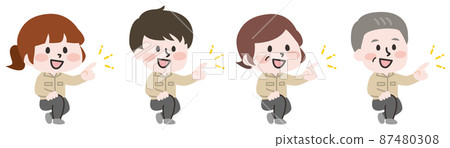 執行檢查工作的工人 87480308