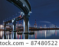 A bridge with a beautiful S-shaped line A bridge with a beautiful S-shaped line 87480522
