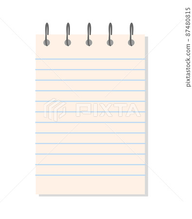 Paper with Holder Document Vector Illustration 87480815