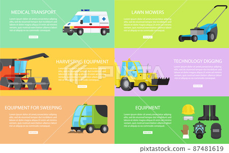 Special Machines and Protective Equipment Banners Special Machines and Protective Equipment Banners 87481619