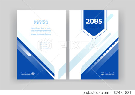 書籍封面，書籍封面，模板，小冊子。報告。 87481821