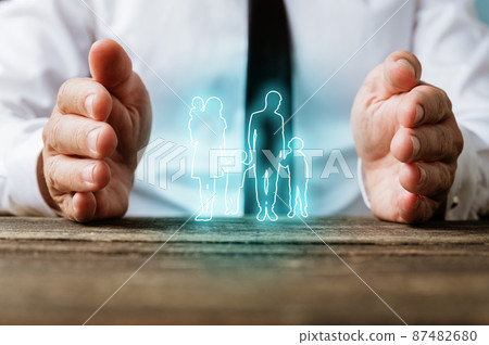 Safety and insurance concept 87482680