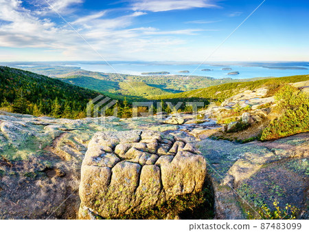 Panoramic view from Cadillac Mountain 87483099