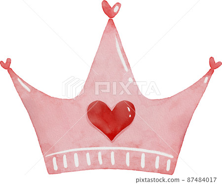 watercolor crown illustration - Stock Illustration [87484017] - PIXTA