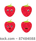 A cute character is strawberry.  87484088