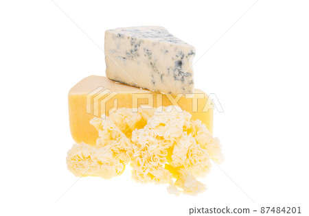 cheese triangle isolated cheese triangle isolated 87484201
