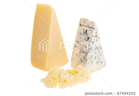 cheese triangle isolated cheese triangle isolated 87484202