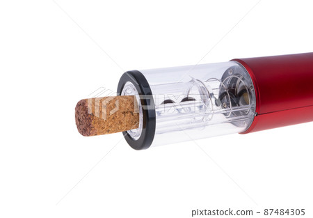 electric corkscrew isolated electric corkscrew isolated 87484305
