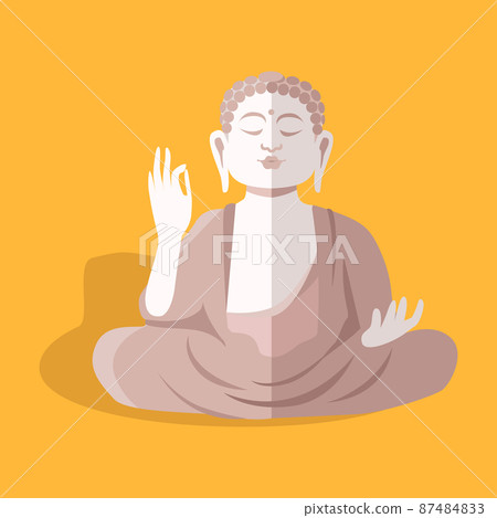 Magnificent Statue of Sitting Buddha Shakyamuni 87484833