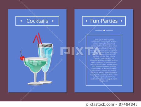 Cocktail Fun Parties Classic Summer Alcohol Drinks 87484843