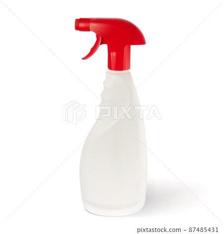 Realistic spray gun on a transparent background.  87485431