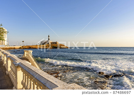 Barra Lighthouse, tourist spot in Salvador in Bahia Barra Lighthouse, tourist spot in Salvador in Bahia 87486697