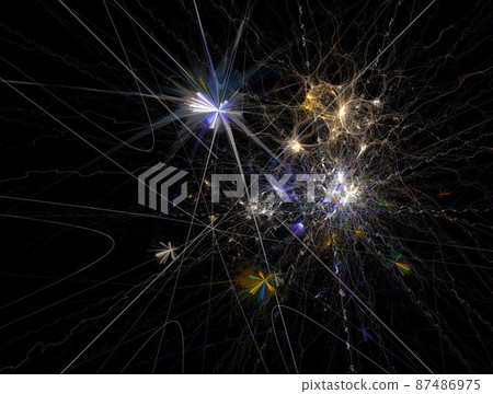 Imaginatory fractal abstract background Image 87486975