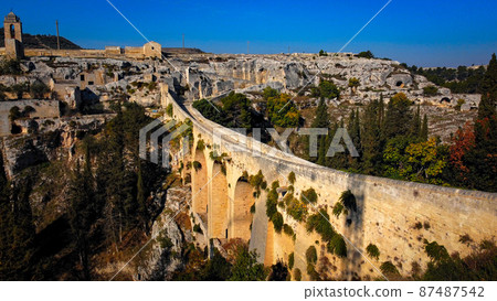 Historic city center of Gravina in Puglia - a beautiful village in Apulia Italy Historic city center of Gravina in Puglia - a beautiful village in Apulia Italy 87487542
