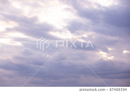 High Resolution Sky background with clouds for sky replacement 87488394