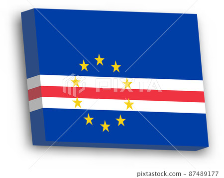 3D vector flag of Cape Verde 3D vector flag of Cape Verde 87489177