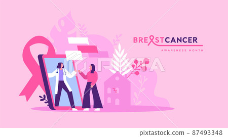Breast Cancer Awareness month phone doctor 87493348