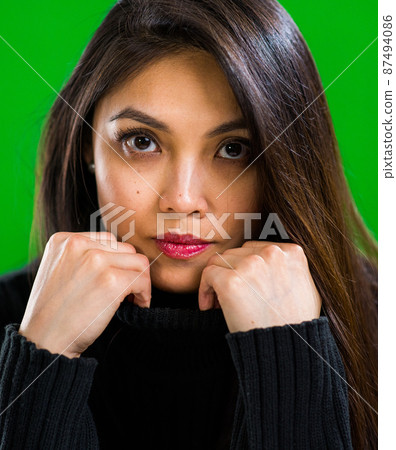 Sexy photo of a young seductive woman 87494086