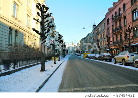 Norwegian capital Oslo II 10 "Quiet street corner" 87494451