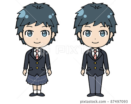 Free choice of school uniforms, skirts and pants (short-haired girls) Free choice of school uniforms, skirts and pants (short-haired girls) 87497093