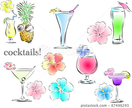 Summer cocktail set Summer cocktail set 87498293