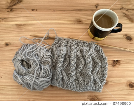 針織（帽子）和咖啡 87498900