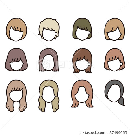 Woman icon illustration Woman icon illustration 87499665