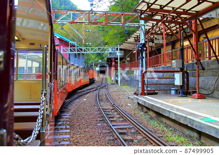 黑部峽谷鐵路無軌電車的風景 87499905