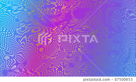Abstract background with psychedelic swirl lines. Marble liquid art wallpaper. Purple ebru art. Vector illustration EPS 10 87500653