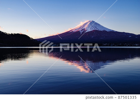 Japanese landscape "upside down Mt. Fuji" Japanese landscape "upside down Mt. Fuji" 87501335