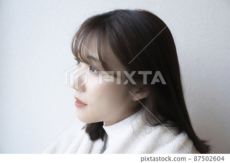 毯子和女人的肖像 87502604