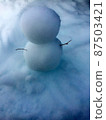 cute snowman 87503421