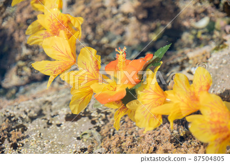 Creative miscellaneous goods Hawaiian lei water surface Creative miscellaneous goods Hawaiian lei water surface 87504805