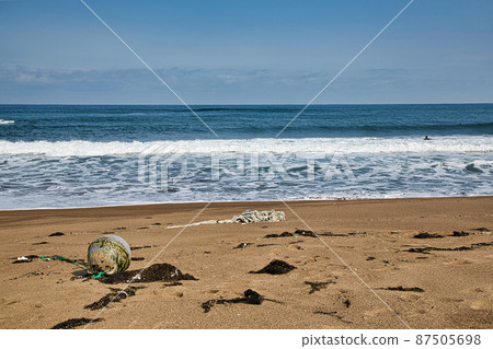 Marine pollution (Takasu beach) 87505698