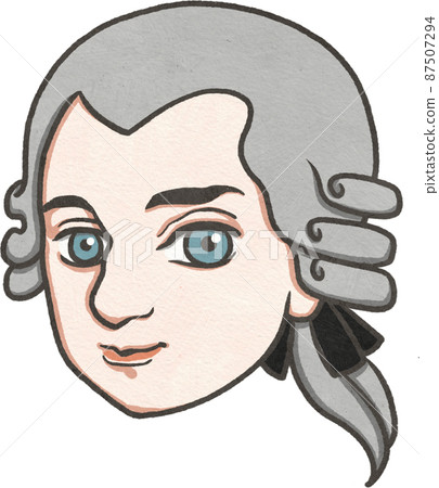 Illustration of Mozart Illustration of Mozart 87507294