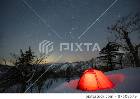 雪山登山星空帳篷 87508579