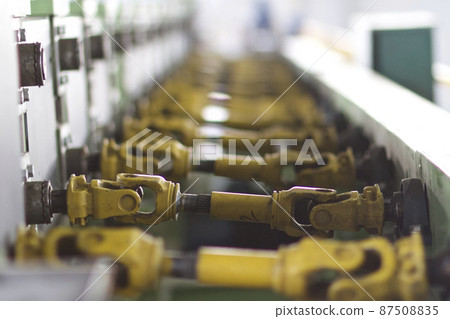 Elements of various sections of the galvanized steel processing line in rolls. Elements of various sections of the galvanized steel processing line in rolls. 87508835