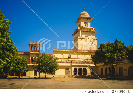 Clock tower of city palace at jaipur in rajasthan, india Clock tower of city palace at jaipur in rajasthan, india 87509068