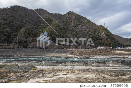 Kiso River Middle Basin Chart Exposed Zone Kiso River Sequence and Sarubami Castle Ruins Observatory Kiso River Middle Basin Chart Exposed Zone Kiso River Sequence and Sarubami Castle Ruins Observatory 87509696