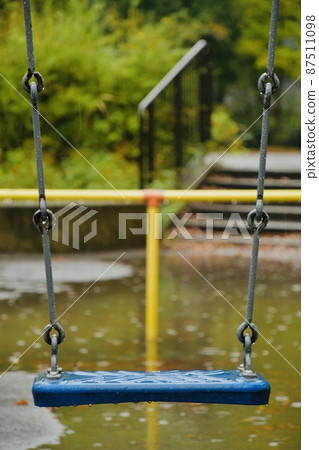 Swing of rainy day Swing of rainy day 87511098